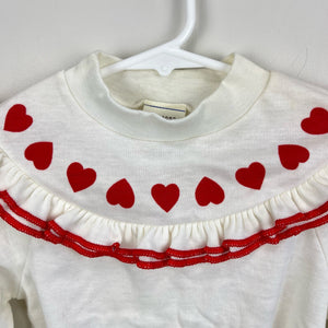 Vintage Little Topsys Ruffle Heart Sweatshirt 6