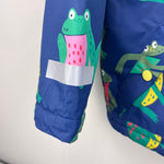 Load image into Gallery viewer, Mini Boden Borg Lined Anorak Jacket Twilight Frogs 2-3 NWT
