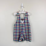 Load image into Gallery viewer, Vintage OshKosh B'gosh Plaid Shortalls 24 Months USA
