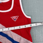 Load image into Gallery viewer, Vintage Toddler Red Pro Track Tank Top Red
