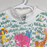 Load image into Gallery viewer, Vintage Spumoni Short Sleeve Safari Animals Puff Paint T-Shirt L 6 USA
