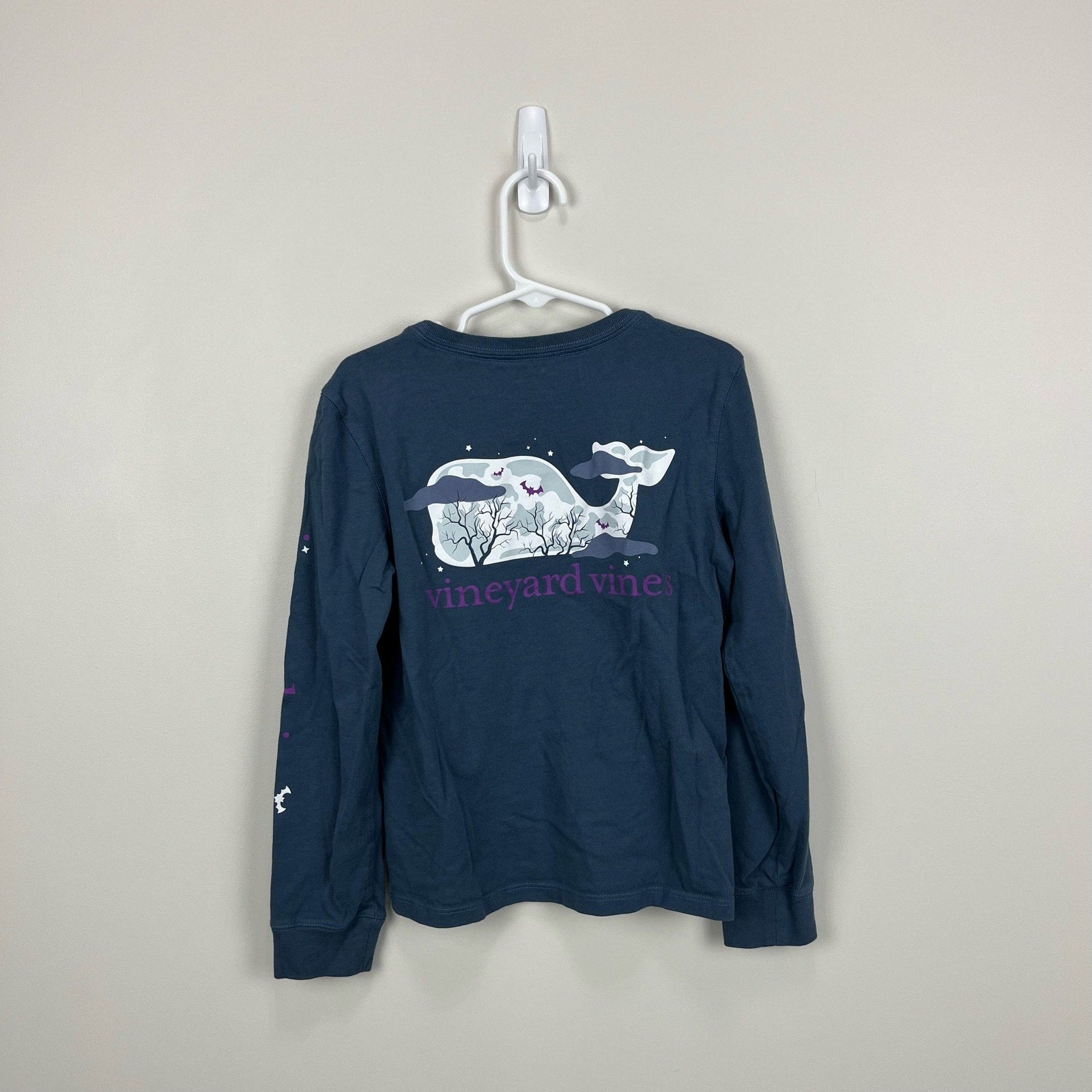 Vineyard Vines Long Sleeve Halloween Pocket Tee XS 5-6