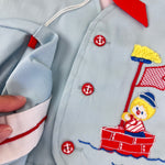 Load image into Gallery viewer, Vintage Cradle Togs 3 Piece Sailor Suit 18 Months NWT
