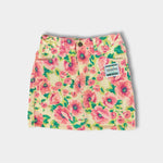 Load image into Gallery viewer, Vintage Guess Pink Yellow Floral Denim Skirt 6 USA
