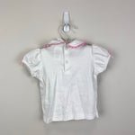 Load image into Gallery viewer, Vintage Y2K Carter's Pink Ruffle Flower Overalls Shirt Set 6-9 Months
