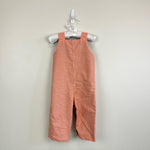 Load image into Gallery viewer, Kelly&#39;s Kids Pumpkin Patch Plaid Overalls 12 Months
