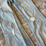 Load image into Gallery viewer, Jessica Simpson Girls Button Fly Light Wash Sidney Flare Leg Distressed Jeans 8
