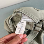 Load image into Gallery viewer, Vintage OshKosh B'gosh Olive Green Khaki Airplane Shortalls 18 Months
