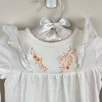 Load image into Gallery viewer, Aerin x Janie and Jack Embroidered Ruffle Footed 1-Piece Newborn
