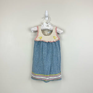 Mini Boden Crochet Cashmere Chick Dress 6-12 Months