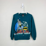 Load image into Gallery viewer, Vintage 90s Teal Green Batman Sweatshirt 7
