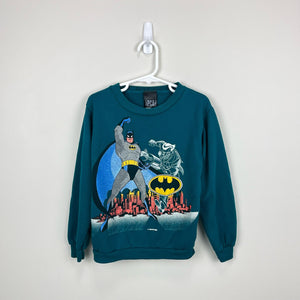 Vintage 90s Teal Green Batman Sweatshirt 7