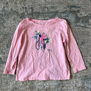 Lilly Pulitzer Girls Londyn Top Corl Reef Tint Medium 6-7