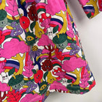 Load image into Gallery viewer, Mini Boden Long Sleeve Fun Jersey Dress Multi Blush Pink Bonkers Conkers 5-6
