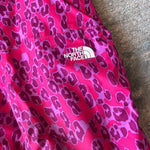 Load image into Gallery viewer, The North Face Snowquest Insulated Snow Bibs Cabaret Pink Leopard Small Print 4T
