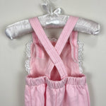 Load image into Gallery viewer, Vintage Carter&#39;s Soft Pink Bunny Cat Overalls 9 Months USA
