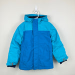 Load image into Gallery viewer, Lands&#39; End Squall Fleece Lined Waterproof Insulated Winter Parka Blue XS 4-5
