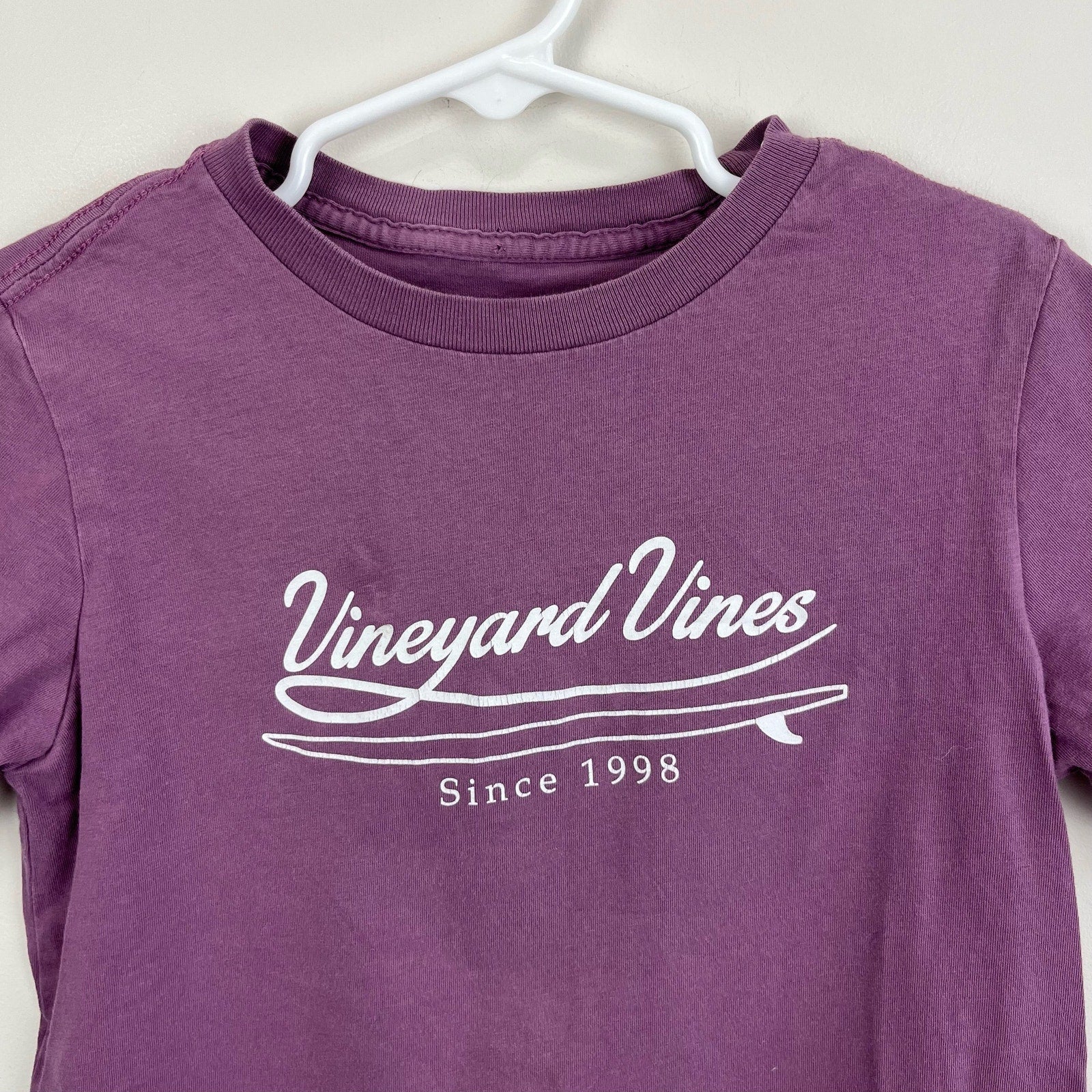 Vineyard Vines Short Sleeve Plum Purple Tee 5T