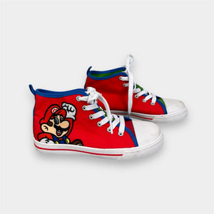 Nintendo Super Mario Bros High Top Luigi and Mario Sneakers 1