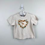 Load image into Gallery viewer, Vintage Too Sweet Short Sleeve Sunflower Heart T-Shirt 3T USA
