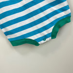 Load image into Gallery viewer, Vintage Striped Sailboat Romper 12 Months
