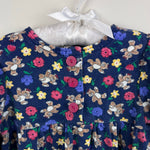 Load image into Gallery viewer, Vintage Healthtex Floral Teddy Bear Blouse Shirt 24 Months
