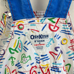 Load image into Gallery viewer, Vintage OshKosh B'gosh Beach Shortalls 4T USA
