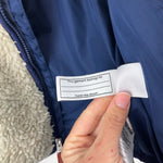 Load image into Gallery viewer, Patagonia Baby Retro-X Fleece Jacket Natural w/ Navy 2T
