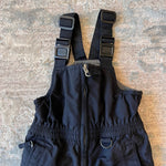 Load image into Gallery viewer, Lands' End Kids Squall Waterproof Iron Knee Bib Snow Pants Black 3T
