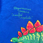 Load image into Gallery viewer, Vintage Smithsonian Institution Blue Stegosaurus T-Shirt 4T
