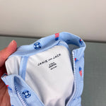 Load image into Gallery viewer, Janie and Jack Baby Recycled Nautical Dog Rash Guard Swimsuit 3-6 Months
