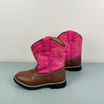 Load image into Gallery viewer, Itasca Girls Western Buckaroo Cowboy Boots Deputy Pink 4
