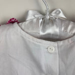 Load image into Gallery viewer, Vintage Samara Seersucker Red Gingham Flower Bow Dress Baby Girl
