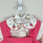 Load image into Gallery viewer, Vintage OshKosh B&#39;gosh Ice Skating Bunny Overalls Set 6-9 Months
