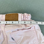 Load image into Gallery viewer, Vintage Levi's Cinched Waist Cut Off Pink Jean Shorts 6
