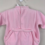 Load image into Gallery viewer, Jacadi Paris Pink Velour Footie 0 Months Newborn
