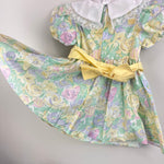 Load image into Gallery viewer, Vintage Pastel Floral Party Dress 4T
