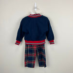 Load image into Gallery viewer, Vintage Great Guy Festive 3 Piece Plaid Outfit 12 Months USA

