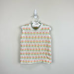 Load image into Gallery viewer, Vintage Girls Floral Pointelle Tank Top 4T USA
