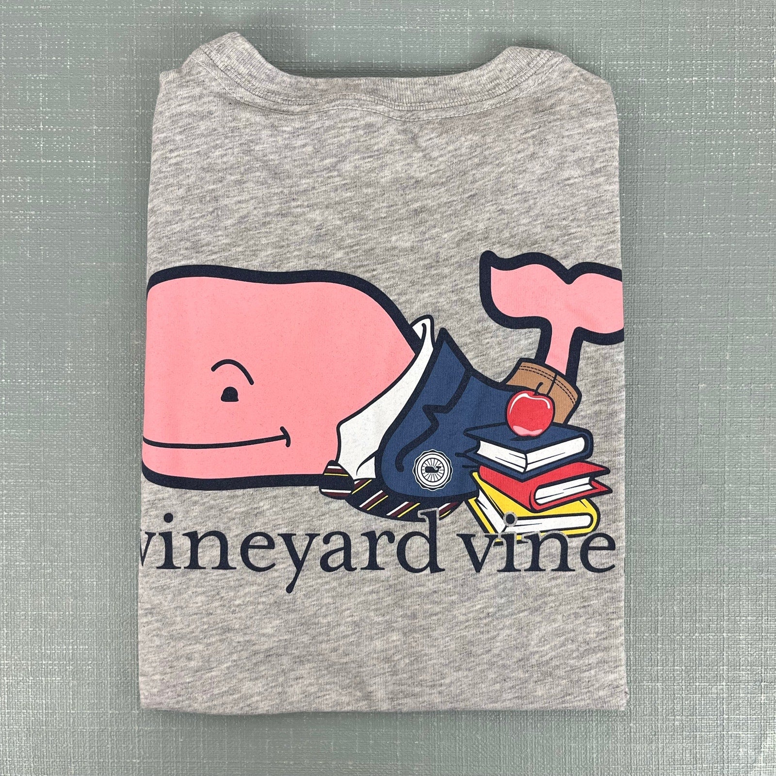 Vineyard Vines Prep School Whale Short Sleeve Pocket T-Shirt Small 8-10 NWT