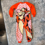 Load image into Gallery viewer, Vintage Winnie the Pooh Tigger Fleece Toddler Pajamas
