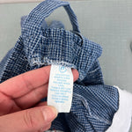 Load image into Gallery viewer, Vintage Baby Beluga Blue Plaid Shortalls 2T
