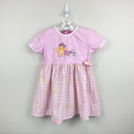 Load image into Gallery viewer, Vintage Y2K The Disney Store Winnie the Pooh Pink Floral Garden Dress
