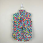 Load image into Gallery viewer, Vintage Limited Jeans Sleeveless Floral Button Front Shirt 4T
