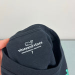 Load image into Gallery viewer, Vineyard Vines Boys' Snowboard Rail Long-Sleeve T-Shirt Jet Black 7 NWOT
