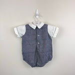 Load image into Gallery viewer, Vintage Nannette Rockinghorse Shortall Romper 3-6 Months
