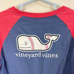 Load image into Gallery viewer, Vineyard Vines Long-Sleeve Raglan Baseball Whale T-Shirt 7

