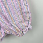 Load image into Gallery viewer, Vintage A Tiny Tots Original Pastel Plaid Ruffle Sunsuit Romper 12 Months
