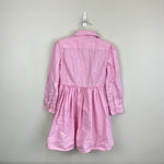 Load image into Gallery viewer, Ralph Lauren Long Sleeve Pony Cotton Shirtdress Pink 5T
