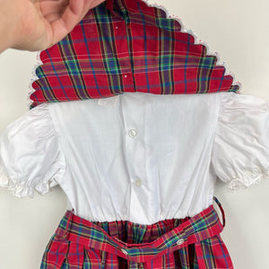 Vintage Nannette Plaid Dress 4T